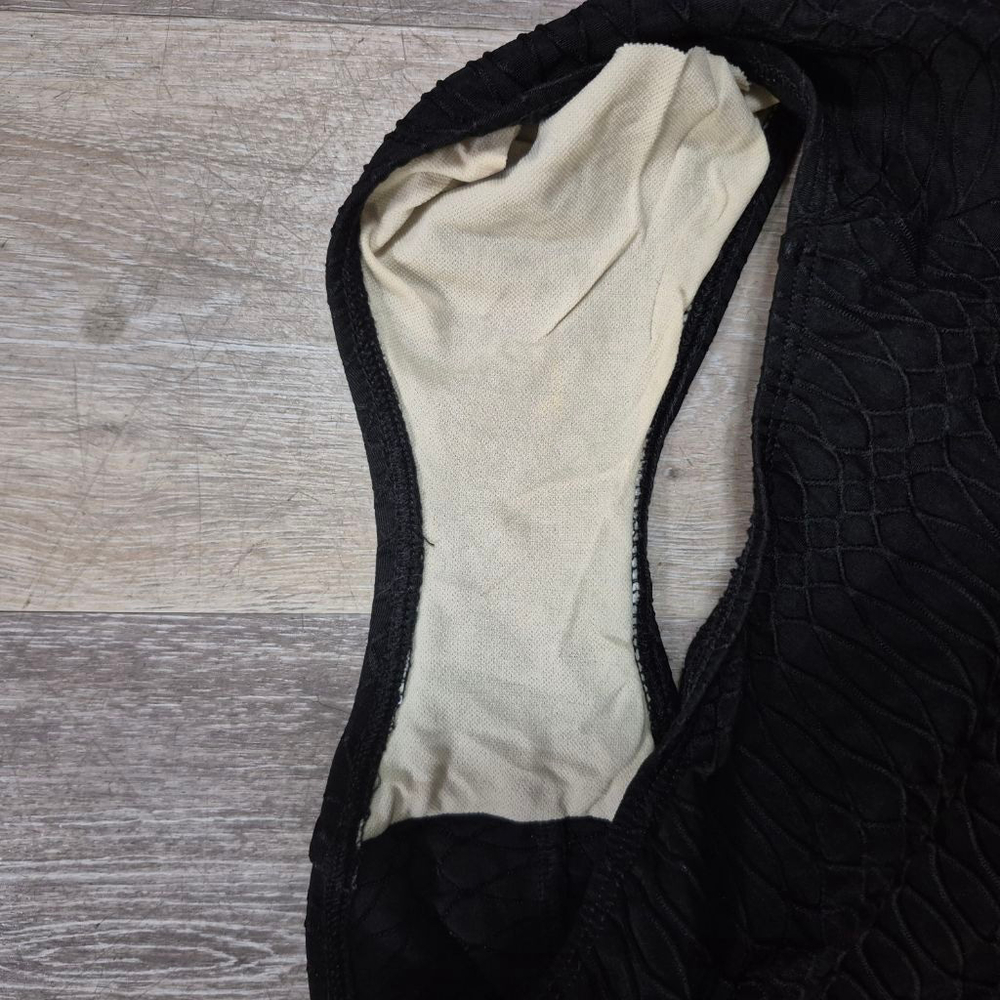 Women's La Blanca Black Textured‎ One Piece Swimsuit Size 10 - Picture 6 of 6